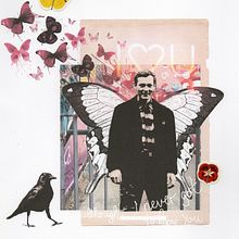 Mein Abschlussprojekt für den Kurs: Künstlerische Collage mit Mischtechniken. Projekt z dziedziny  Kolaż, Ilustracja c, frowa, Ilustracja w i dawnicza użytkownika Christiane Bischoff - 27.09.2023
