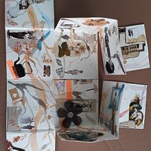 Síria e Brasil/Meu projeto do curso: Caderno criativo: experimente com colagem, estampagem e decupagem. Een project van Traditionele illustratie, Collage, Papercraft y Sketchbook van Nádia Regina Almeida Manzon - 17.09.2023