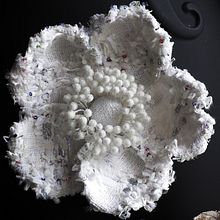 Tweed Wild Rose Brooches. Textile Design, Fashion Design, Jewelr, and Design project by Svetlana Faulkner - 09.27.2023