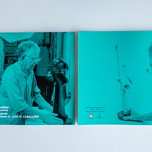 Catálogo del escultor Luis Caballero.. Un progetto di Graphic design, Fotografia di ritratto, Illuminazione fotografica e Fotografia artistica di Óscar Vázquez Chambó - 27.09.2023