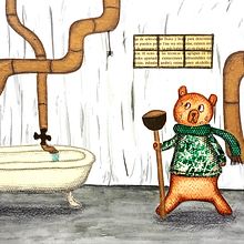 Discurso del Oso. Un proyecto de Ilustración tradicional de Alejandra Aravena - 28.09.2023