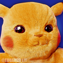 Mi proyecto del curso: Creación de pelo 3D con XGen de Maya PIKACHU POR EDUARDO LIY. Un proyecto de 3D, Modelado 3D, Diseño de personajes 3D y Diseño 3D de Jesús Eduardo Liy Marin - 26.09.2023