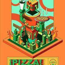 Mi proyecto del curso: Ilustración vectorial isométrica desde cero. Vector Illustration, and Digital Illustration project by Ivan Cureño - 09.28.2023