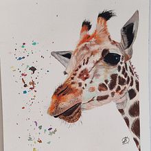 Mi proyecto del curso: Retratos expresivos de animales en acuarela. Projekt z dziedziny Trad, c, jna ilustracja, Malowanie akwarelą, R, sunek realist, czn, Ilustracja naturalist i czna użytkownika Maite Dalmau - 28.09.2023