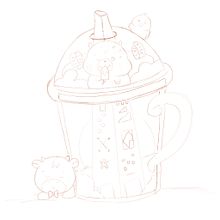 Mi proyecto del curso: Diseño de mundos kawaii: crea ilustraciones alegres. Projekt z dziedziny Projektowanie postaci, Ilustracja c, frowa i Manga użytkownika daniela andrade correal - 28.09.2023