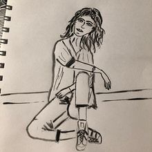 Dibujo de figuras humanas. Een project van  Tekening van Josefina Quiceno Gutierrez - 28.09.2023