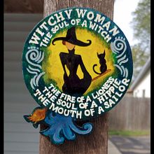 Witchy Woman Magnet. Arts, and Crafts project by Mark Orlando - 09.29.2023