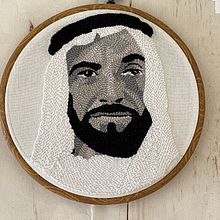 My project for course: Punch Needle Embroidery: From Pictures to Portraits. Un progetto di Ricamo, Punch needle e Textile Design di maimouna dinno - 28.09.2023