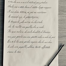 Ho sceso, dandoti il braccio, almeno un milione di scale. Caligrafia projeto de christofercalza - 29.09.2023