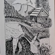 Mi proyecto del curso: Ilustración con tinta y plumilla: captura el mundo natural. Sketching, Drawing, Artistic Drawing, Sketchbook, Ink Illustration, and Naturalistic Illustration project by Wanda Reyes - 09.29.2023