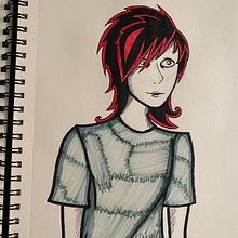 Emo kid. Un proyecto de Dibujo de Lily Rock - 28.09.2023