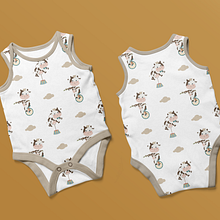 Meu projeto do curso: Design têxtil para moda infantil. Digital Illustration, Children's Illustration, and Textile Design project by Maria Jéssica - 09.28.2023