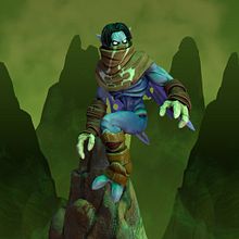 Stylized Raziel - Soul Reaver Fan Art. Een project van 3D, 3D-karakterontwerp,  3D-ontwerp,  3D-modellering, 3D-animatie, Videogames, Videogame-ontwerp y Videogame-ontwikkeling van Carlos Tellez - 29.09.2023