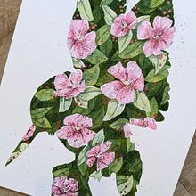 My project for course: Negative Watercolor Painting for Botanical Illustration. Traditional illustration, Watercolor Painting, and Botanical Illustration project by lena_tsch - 09.30.2023