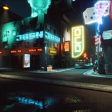 Meu projeto do curso: Design de videogames com Unreal Engine: cenário cyberpunk. 3D, Animation, Art Direction, 3D Animation, Video Games, Game Design, and Game Development project by Washington Pacheco - 09.27.2023
