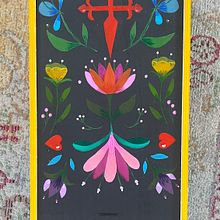 Meu projeto do curso: Introdução à ilustração floral com acrílico. Ilustração tradicional, Artes plásticas, Pintura, Desenho, Pintura Acrílica e Ilustração botânica projeto de sofiapamendes2 - 01.10.2023