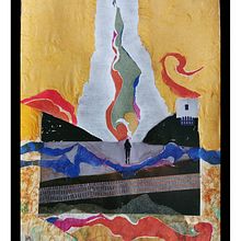 My project for course: Creative Notebook: Experiment with Collage, Stamps, and Decoupage. Traditional illustration, Collage, Paper Craft, and Sketchbook project by Katerina Goulandri - 09.19.2023