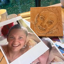 My project for course: Portrait Painting with Oil: Explore Light and Shade. Fine Arts, Painting, and Oil Painting project by Petra Vieweg - 10.03.2023
