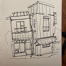 My project for course: Expressive Architectural Sketching with Colored Markers. Sketching, Drawing, Architectural Illustration, Sketchbook & Ink Illustration project by andrew_eric_luke - 10.02.2023