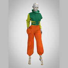 Meu projeto do curso: Design de roupas 3D com Marvelous Designer. 3D, 3D Modeling, 3D Character Design, and 3D Design project by Rafaela Diva Pinho - 04.11.2023