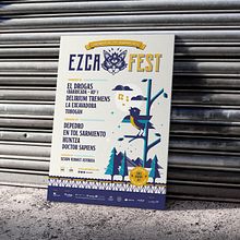 Ezcafest 2023. Un proyecto de Diseño, Ilustración vectorial y Diseño gráfico de Artídoto Estudio - 02.10.2023