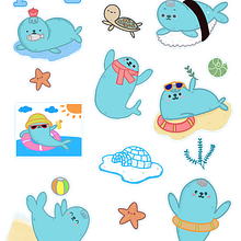 My project for course: Kawaii Illustration: Create Charming Characters. Traditional illustration, Character Design, and Manga project by pannasom - 10.02.2023