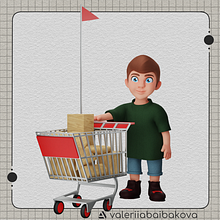 My project for course: Creation of Characters: From 2D to 3D by valeriia baibakova. Un progetto di 3D, Character design, Character design 3D e Progettazione 3D di Valeriia Baibakova - 02.10.2023