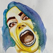 ....tutto quello che rimane. Un projet de Créativité, Dessin, Aquarelle et Illustration traditionnelle de Rachel - 02.10.2023