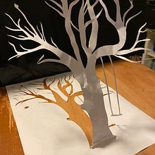 3D Tree from 2D Surface. 3D, and Concept Art project by Sandra Petterson - 09.02.2020