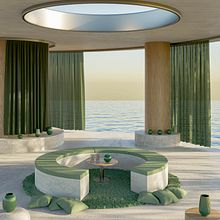 Mi proyecto del curso: ArchViz de interiores: crea diseños 3D surrealistas con Blender. Architecture, Interior Architecture, Digital Architecture, and ArchVIZ project by Cristian Ismael Reynoso Sánchez - 10.02.2023