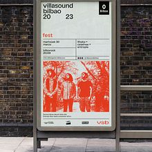 villasound bilbao 2023. Un progetto di Design, Musica, Motion graphics, Br, ing, Br, identit e Graphic design di Nagore M. Jauregi - 03.10.2023