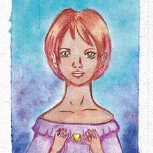 Mi proyecto del curso: Ilustración manga en acuarela. Traditional illustration, Drawing, Watercolor Painting, and Manga project by Grace Luna - 10.03.2023