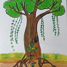 Seed to fully grown tree. Projekt z dziedziny Design użytkownika kaurkarandeep_07 - 03.10.2023