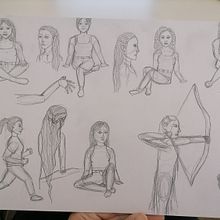 My project for course: The Art of Sketching: Transform Your Doodles into Art. Traditional illustration, Pencil Drawing, Drawing, and Sketchbook project by nadinstint - 09.02.2023