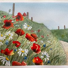 My project for course: Illustrating the Natural World with Watercolor and Charcoal. Traditional illustration, Painting, and Naturalistic Illustration project by Dixie Davis - 10.03.2023