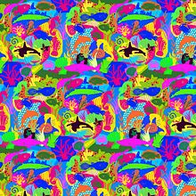 Meu projeto do curso: Design de padrões ilustrados: crie ilustrações vetoriais atraentes. Traditional illustration, Graphic Design, Pattern Design, and Vector Illustration project by Aguinaldo Gonçalves - 10.04.2023