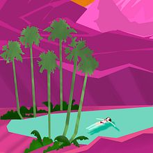 #31Days31Drawings2023 Día 4 Montaña . Ilustrație digitală de Luisa Bacca Vanegas - 10.04.2023