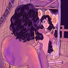 My project for course: Atmospheric Painting in Procreate: From Concept to Color. Un projet de Illustration numérique, Dessin numérique et Illustration éditoriale de Socially Awkward - 03.10.2023