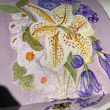 My project for course: Painting on Wood: Decorate Kitchen Utensils Ein Projekt aus dem Bereich H, werk, Malerei, Musterdesign, Malerei mit Acr, l, Botanische Illustration, DIY und Dekoratives Malen von Stefana Farina - 05.10.2023