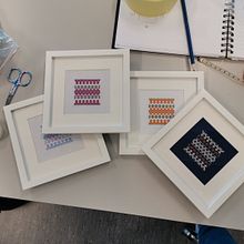 Cross stitch, colourwork. Un proyecto de Artesanía de Marit - 05.10.2023