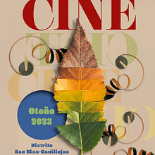 Cartel Sábados de Cine. Een project van  Ontwerp van María Artigas Albarelli - 05.10.2023