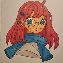 Rachel. Ilustração tradicional projeto de Inge - 05.10.2023