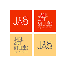 My project for course: Visual Identity Design for Jane Art Studio. Br, ing, Identit, Graphic Design, Logo Design, and Digital Design project by Kirill Kuznetsov - 10.04.2023