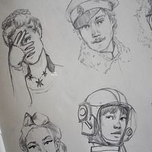 100 heads challenge is here. Un progetto di Illustrazione tradizionale e Disegno artistico di Sheila Onandía - 06.10.2023
