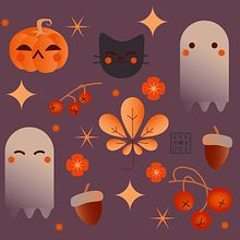 My project for course: Stylized Vector Illustration with Color and Character. Un projet de Illustration traditionnelle, Design graphique, Illustration vectorielle et Illustration numérique de Celina Górska - 06.10.2023