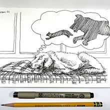 31 days, 31 Drawings Illustration Challenge. Een project van  Illustratie met inkt, Traditionele illustratie,  Beeldende kunst,  Creativiteit y Sketchbook van Chris Rusnak - 06.10.2023