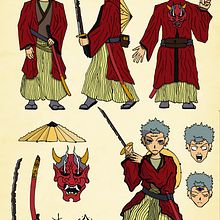 Meu projeto do curso: Desenho de personagens mangá do zero. Traditional illustration, Character Design, Comic, Pencil Drawing, Drawing, and Manga project by felipelcfreire - 10.06.2023