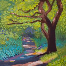 My project for course: Landscape Painting with Gouache for Beginners Ein Projekt aus dem Bereich Bildende Künste, Malerei, Naturalistische Illustration und Gouachemalerei von Catherine Gabriel - 07.10.2023
