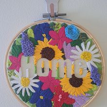 Mi proyecto del curso: Diseño de bordados con lettering en negativo. Een project van Borduurwerk y Textielontwerp van Hannia Mejía Soto - 07.10.2023