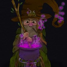 My project for course: Fantasy Character Design in Procreate. Traditional illustration, Character Design, Digital Illustration, Digital Drawing, and Digital Painting project by lena_tsch - 10.07.2023